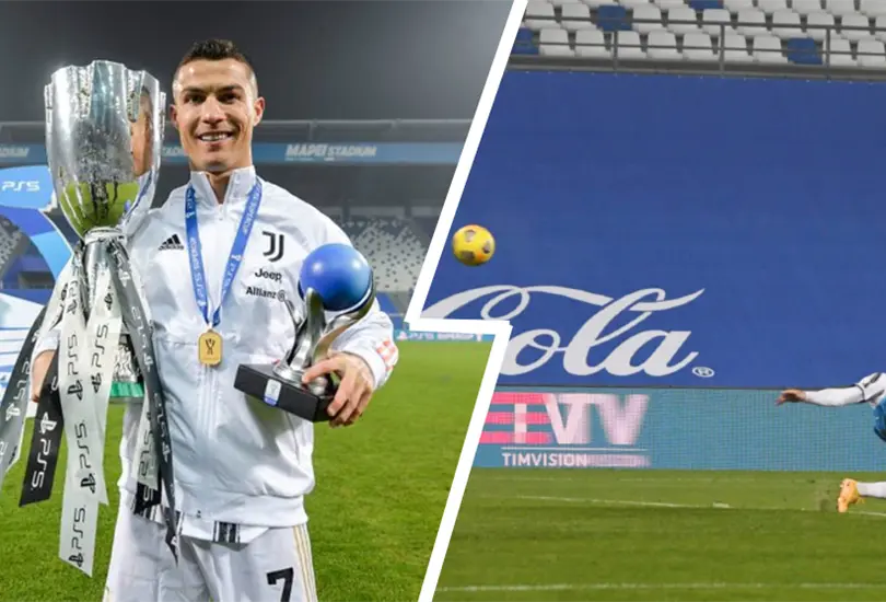 El gol histórico de Cristiano y los dos que le negaron al Chucky en la Supercopa de Italia El gol histórico de Cristiano y los dos que le negaron al Chucky en la Supercopa de Italia