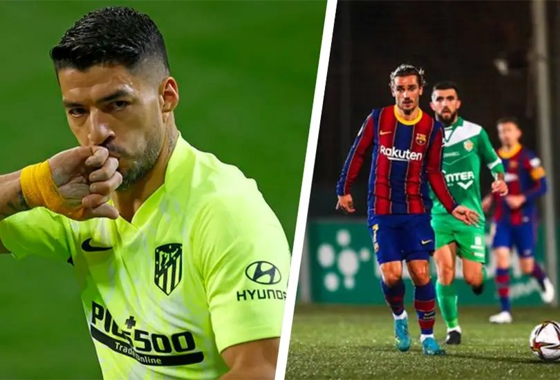 Suárez goza, mientras Koeman y Barcelona sufren ante el Cornellà Suárez goza, mientras Koeman y Barcelona sufren ante el Cornellà