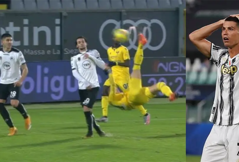 &iexcl;Ni CR7 lo har&iacute;a! El golazo de chilena en la Serie A que ir&iacute;a al Pusk&aacute;s 