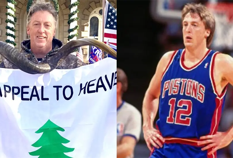 Exjugador de la NBA niega que sea uno de los rebeldes que atacaron el Capitolio Exjugador de la NBA niega que sea uno de los rebeldes que atacaron el Capitolio