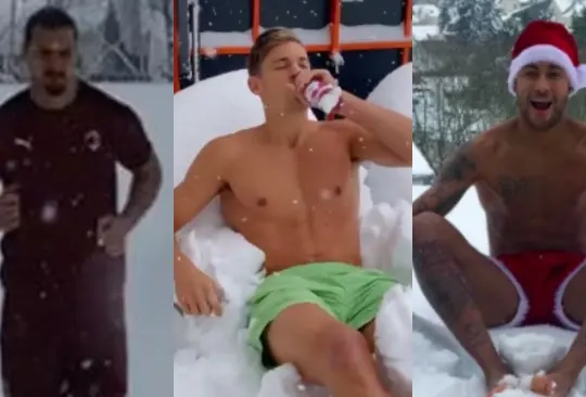 Marcos Llorente y otros futbolistas que han hecho retos en la nieve
