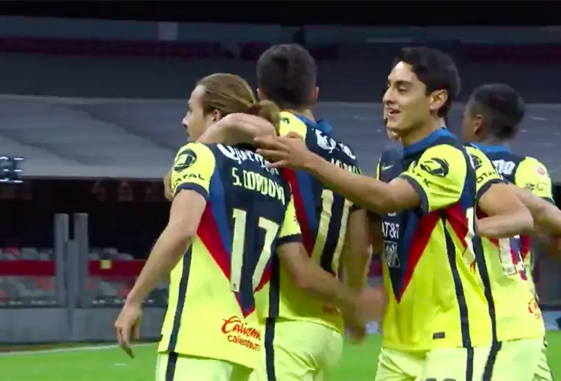 Lainez, Córdova y Ochoa engalanan la victoria del América Lainez, Córdova y Ochoa engalanan la victoria del América