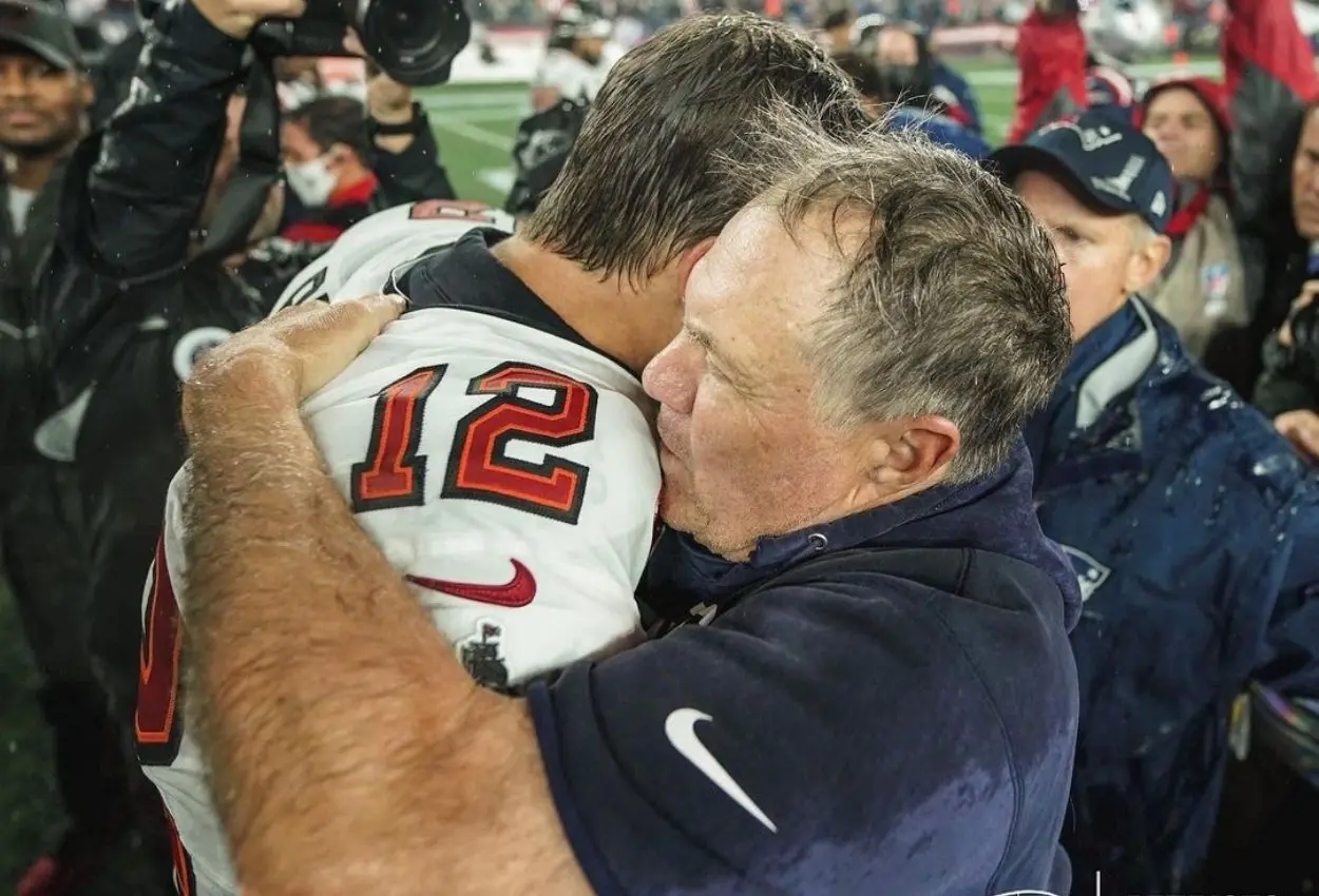 El quarterback tuvo un encuentro especial con Bill Belichick. Foto: Instagram @patriots.