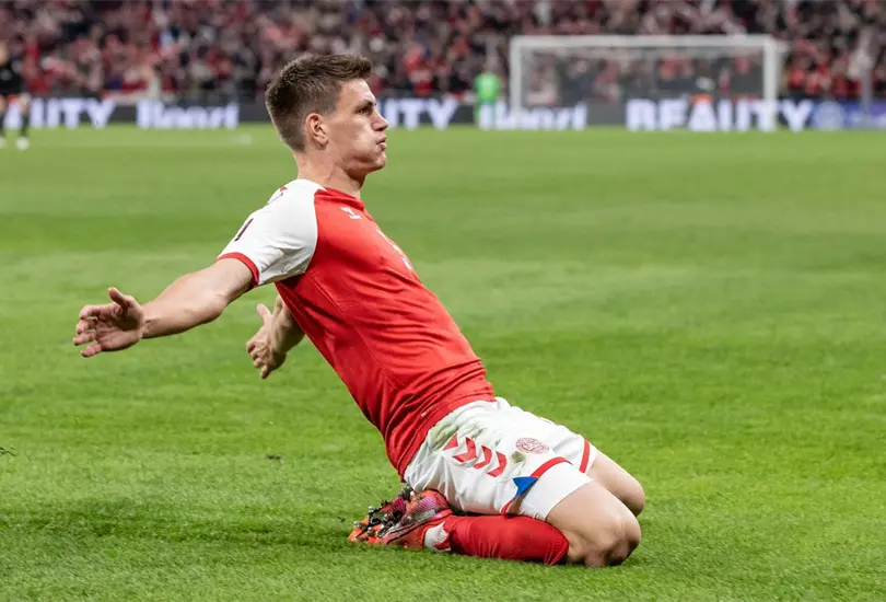 Dinamarca clasifica al Mundial con todos sus partidos ganados hasta el momento Dinamarca clasifica al Mundial con todos sus partidos ganados hasta el momento