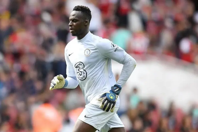 Edouard Mendy en un partido del Chelsea - Instagram @edou_mendy