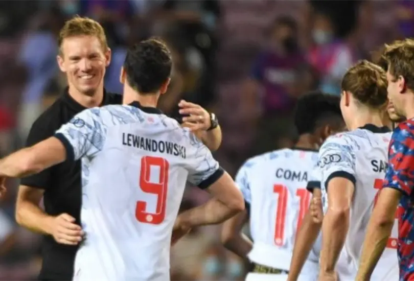 Nagelsmann argumenta porqu&eacute; Lewandowski merece el Bal&oacute;n de Oro