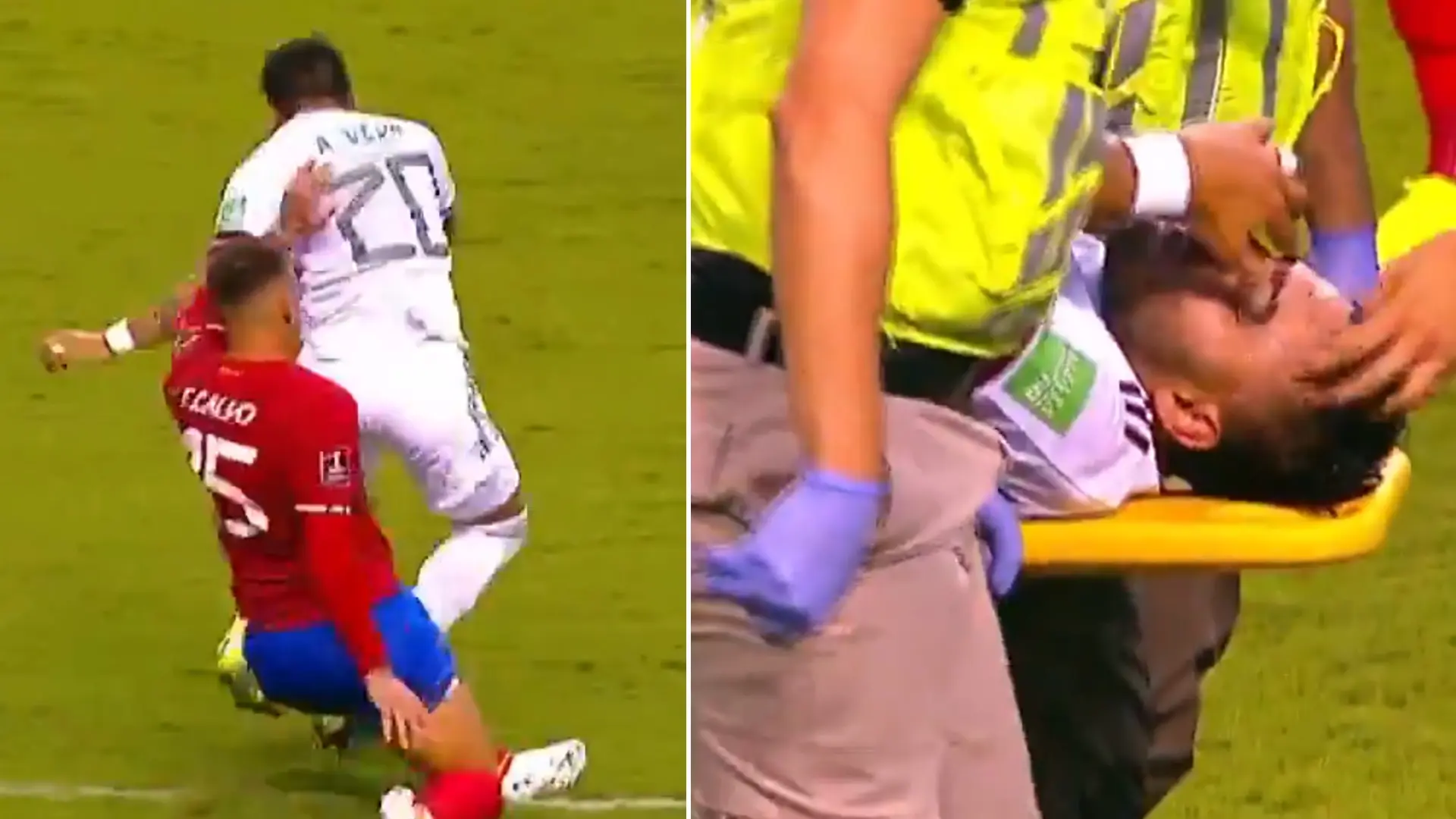 Alexis Vega en el juego ante Costa Rica - Capturas de Pantalla