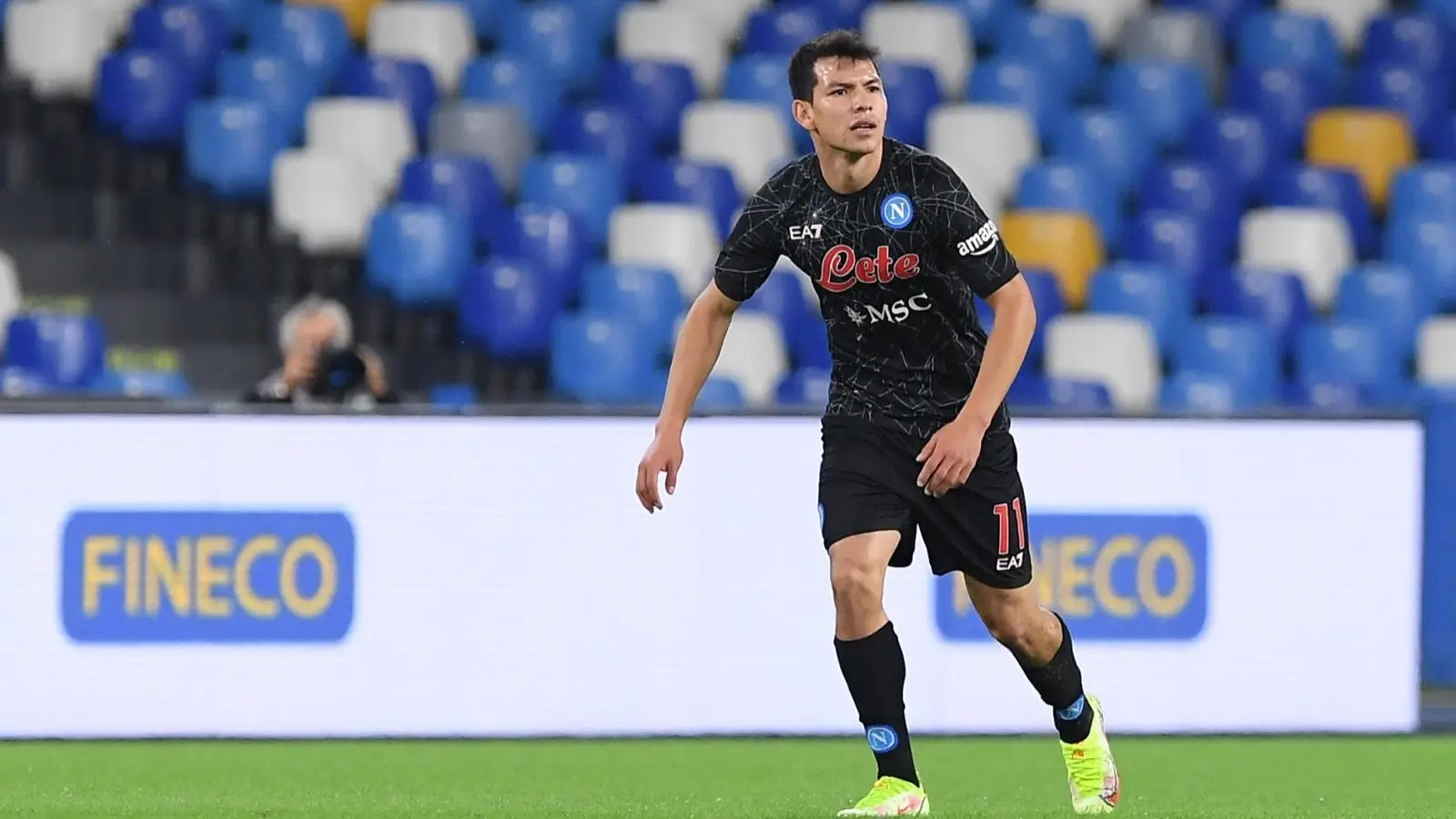 Chucky Lozano en el Napoli vs Torino - Twitter @sscnapoliES
