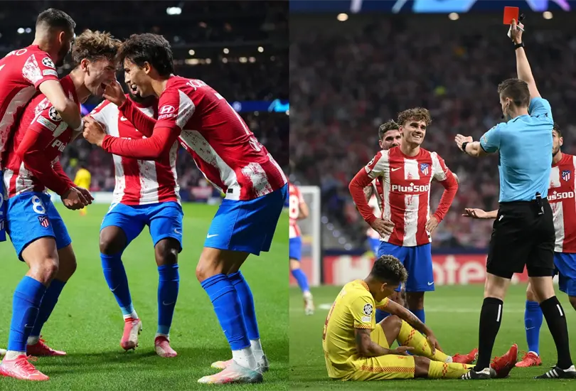 Griezmann, h&eacute;roe y villano del Atl&eacute;tico de Madrid en la derrota vs Liverpool