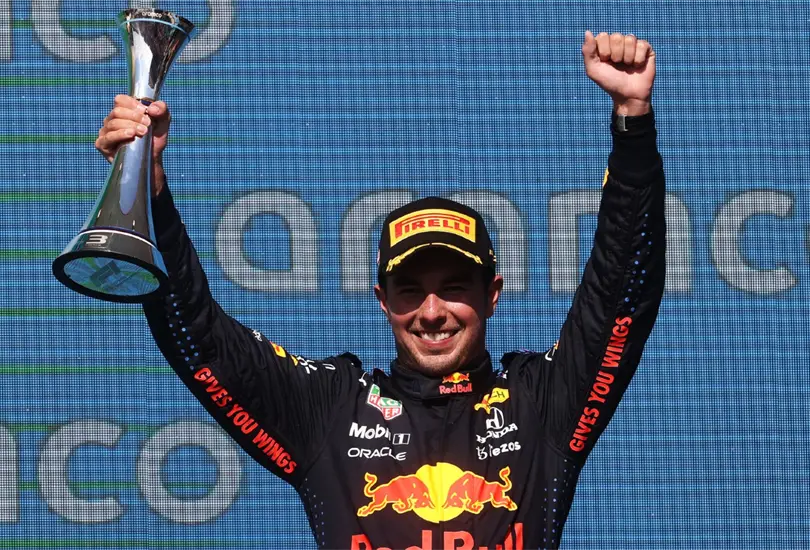 Estaba perdiendo fuerza, dice Checo tras conseguir podio en el GP de EU Estaba perdiendo fuerza, dice Checo tras conseguir podio en el GP de EU
