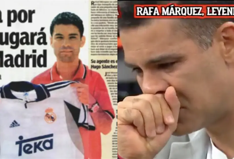 Márquez admite que pudo jugar con el Real Madrid; agradece cariño de España con lágrimas Márquez admite que pudo jugar con el Real Madrid; agradece cariño de España con lágrimas