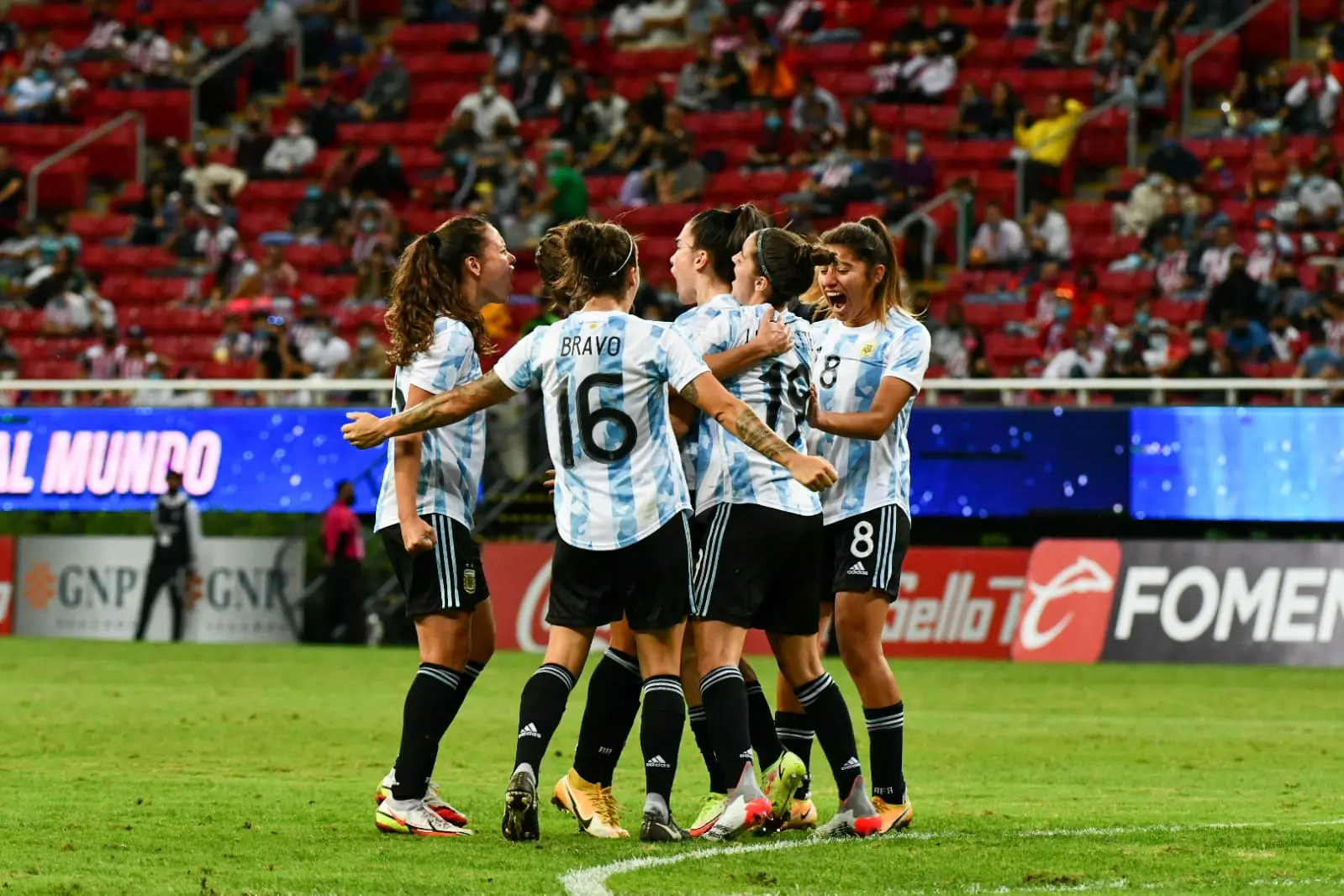 Argentina celebra la victoria ante Chivas Femenil - @Argentina