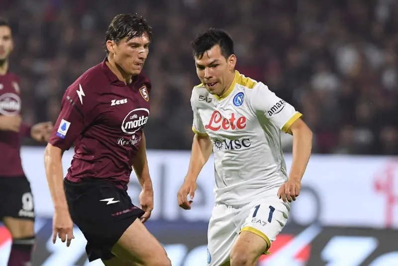 Chucky Lozano jugó en el triunfo del Napoli - Twitter @sscnapoliES
