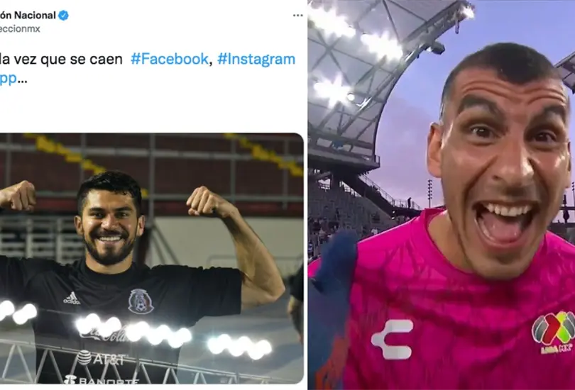 As&iacute; se entretienen jugadores y equipos con la ca&iacute;da de Facebook y otras redes sociales