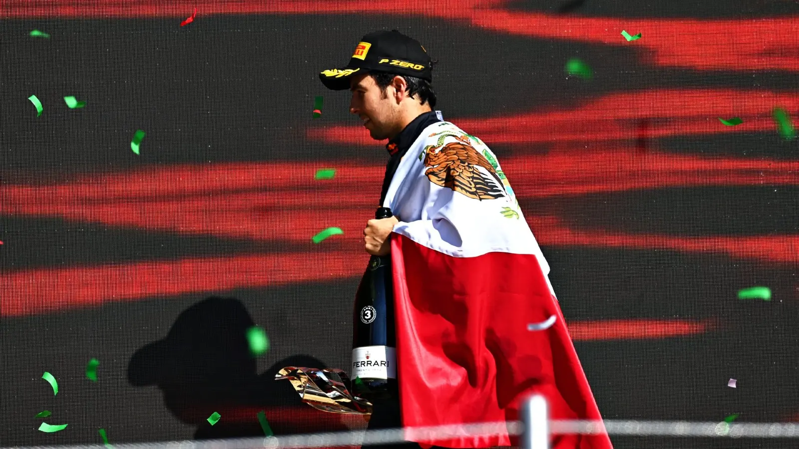 Checo Pérez hizo historia en el GP de México al subir al podio - Twitter @HondaRacingF1