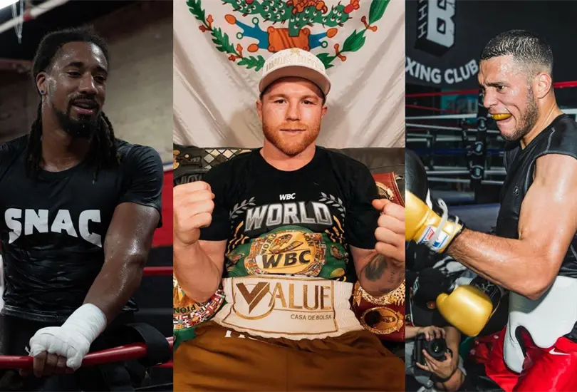 Benavidez y Andrade, los boxeadores que creen poder vencer al Canelo Benavidez y Andrade, los boxeadores que creen poder vencer al Canelo