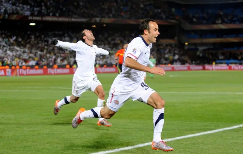 Donovan en el Mundial de Sudáfrica 2010 (FB: U.S. Soccer)