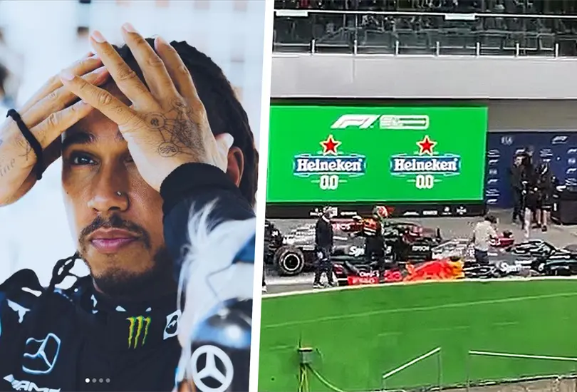 Descalifican a Hamilton y multan a Verstappen previo a sprint de GP de Brasil Descalifican a Hamilton y multan a Verstappen previo a sprint de GP de Brasil