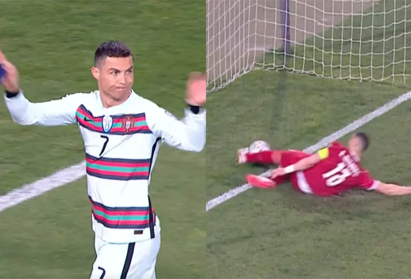 El robo de Serbia que pudo mandar a Cristiano y Portugal directo al Mundial El robo de Serbia que pudo mandar a Cristiano y Portugal directo al Mundial