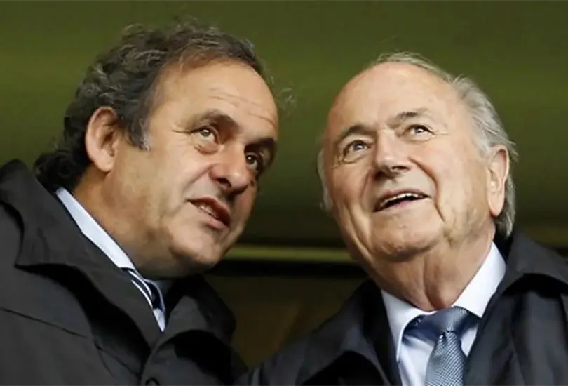 Joseph Blatter y Michel Platini son acusados de fraude en Suiza Joseph Blatter y Michel Platini son acusados de fraude en Suiza