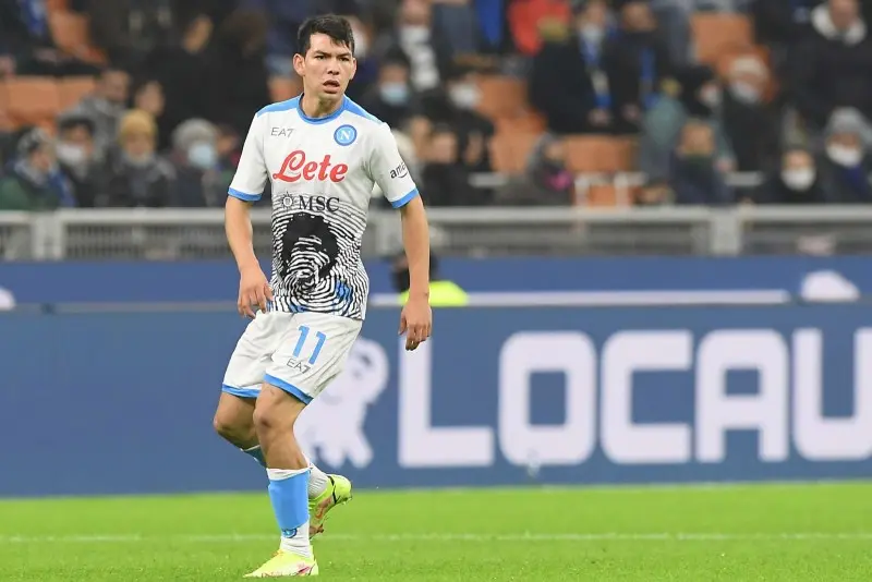 Chucky Lozano tuvo una actuación destacada en la derrota del Napoli vs Inter - Twitter @sscnapoli