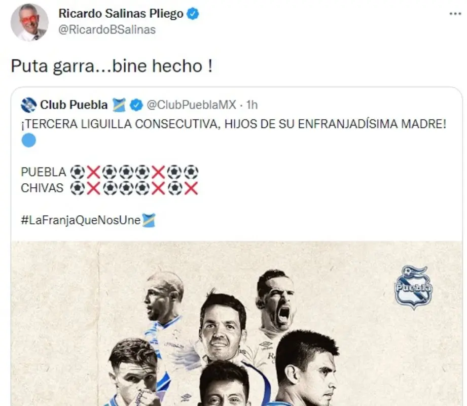 Foto: Twitter @RicardoBSalinas