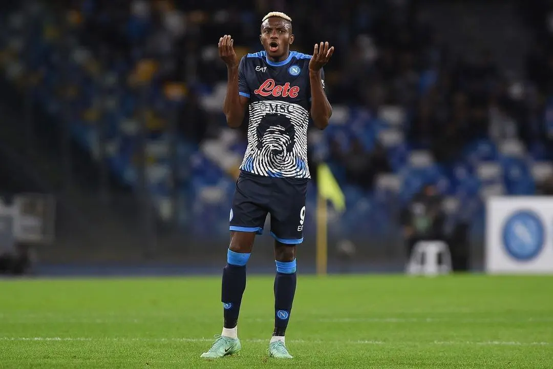 El nigeriano es el actual goleador del club con nueve tantos (Instagram - @victorosimhen9)