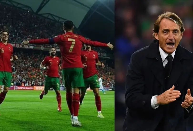 Mancini sobre un posible duelo ante Portugal: nos hubiera gustado evitarlos