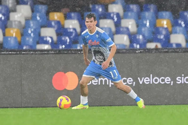 Chucky Lozano tuvo una actuación destacada en la goleada del Napoli sobre la Lazio - Twitter @sscnapoli