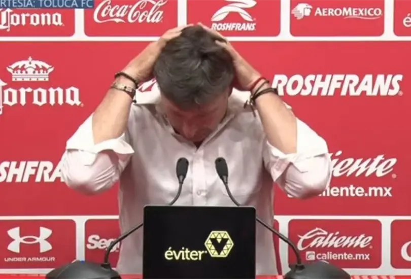 Toluca anuncia la baja de Hern&aacute;n Cristante en la direcci&oacute;n t&eacute;cnica del equipo
