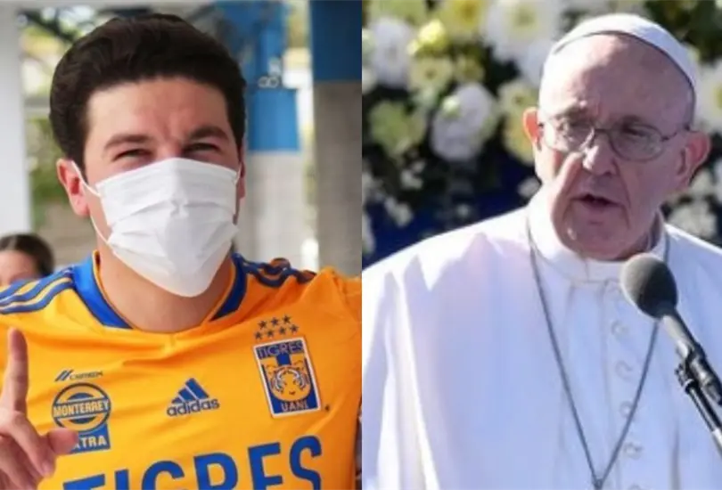 Samuel García obsequia playera de los Tigres al Papa Francisco Samuel García obsequia playera de los Tigres al Papa Francisco