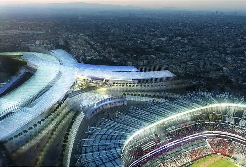 As&iacute; lucir&iacute;a el Estadio Azteca con la remodelaci&oacute;n para el Mundial del 2026