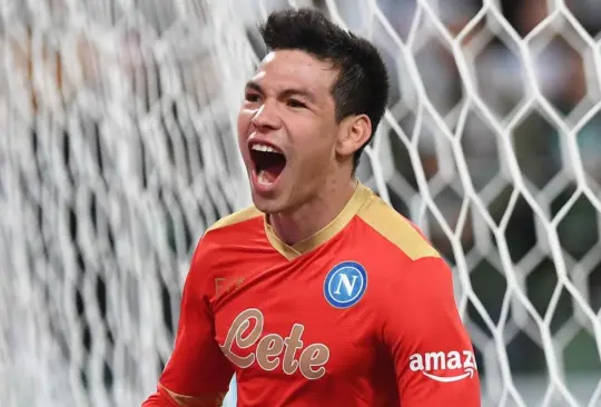 Chucky Lozano anota con el Napoli en Europa League; Guti y Arteaga, titulares