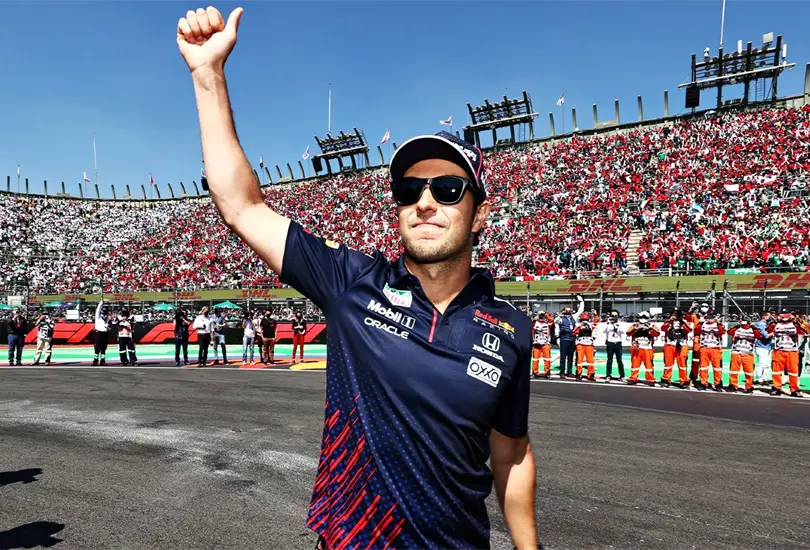 Los pod&iacute;a escuchar, fue incre&iacute;ble, dice Checo del apoyo recibido en el GP de M&eacute;xico