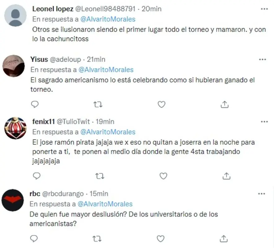Álvaro Morales causó polémica en redes luego de que se burlo de los Pumas. Foto: Twitter.