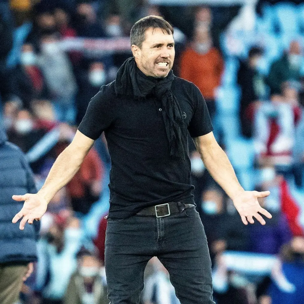 Eduardo 'Chacho' Coudet mandó un mensaje a la familia de Alfredo Moreno. (Instagram @rccelta)