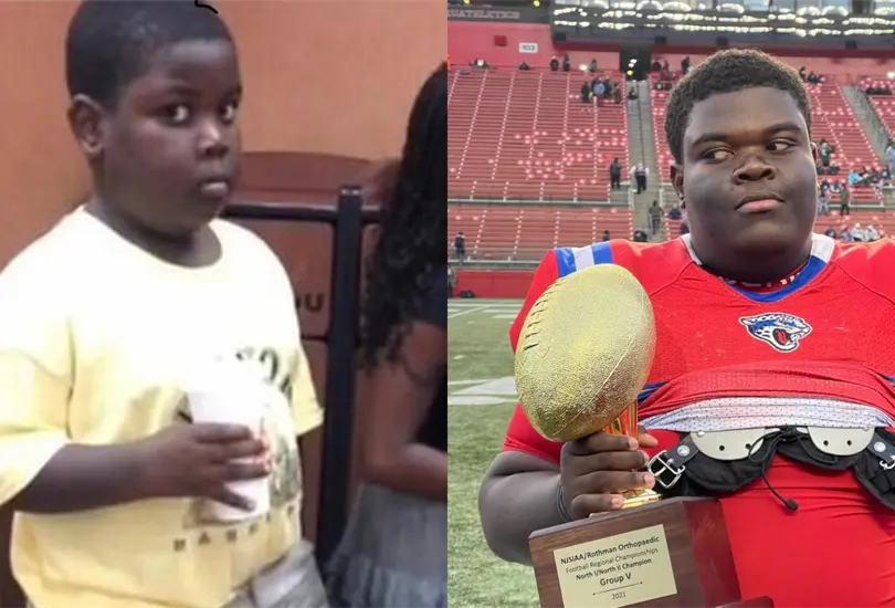 Dieunerst Collin, el ni&ntilde;o viral que ahora es promesa del futbol americano