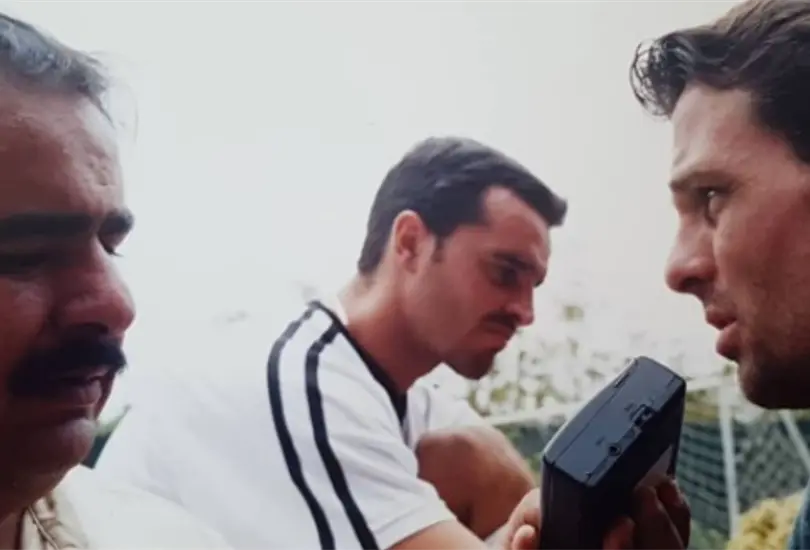 La foto de David Medrano con Diego Cocca hace unas décadas La foto de David Medrano con Diego Cocca hace unas décadas