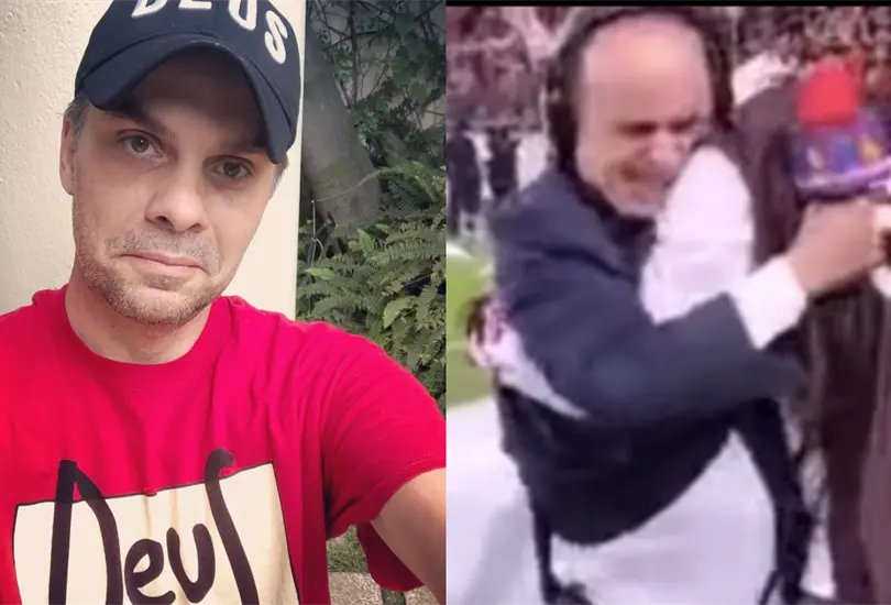 David Medrano le agradece a Martinoli darle el micr&oacute;fono y narrar penal del Atlas