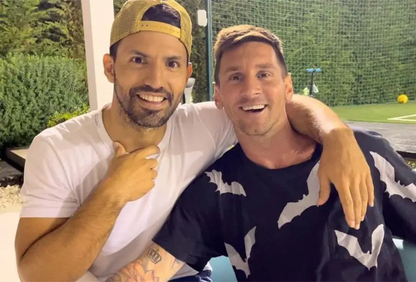 El emotivo mensaje de Lionel Messi al Kun Ag&uuml;ero tras su retiro