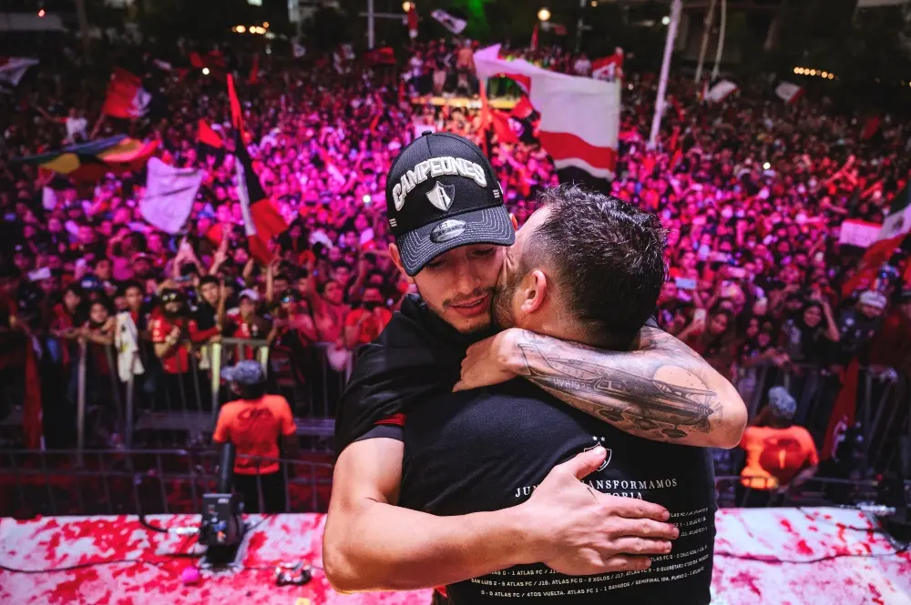 Atlas festejó con su gente el título del Apertura 2021. (Twitter @AtlasFC)