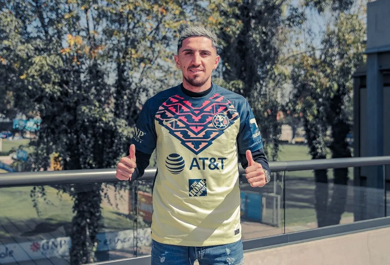 Diego Váldes fue presentado en las redes sociales de las Águilas. Foto: Twitter @ClubAmerica