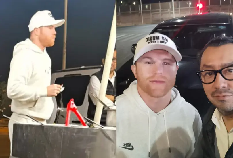 Canelo &Aacute;lvarez visita taquer&iacute;a y paga la cuenta de los comensales