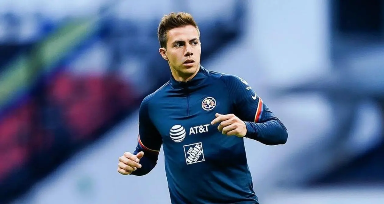 Sebastián Córdova en prepartido de América - @cordovar97