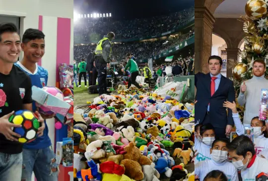 Clubes y deportistas que donaron juguetes para una buena causa