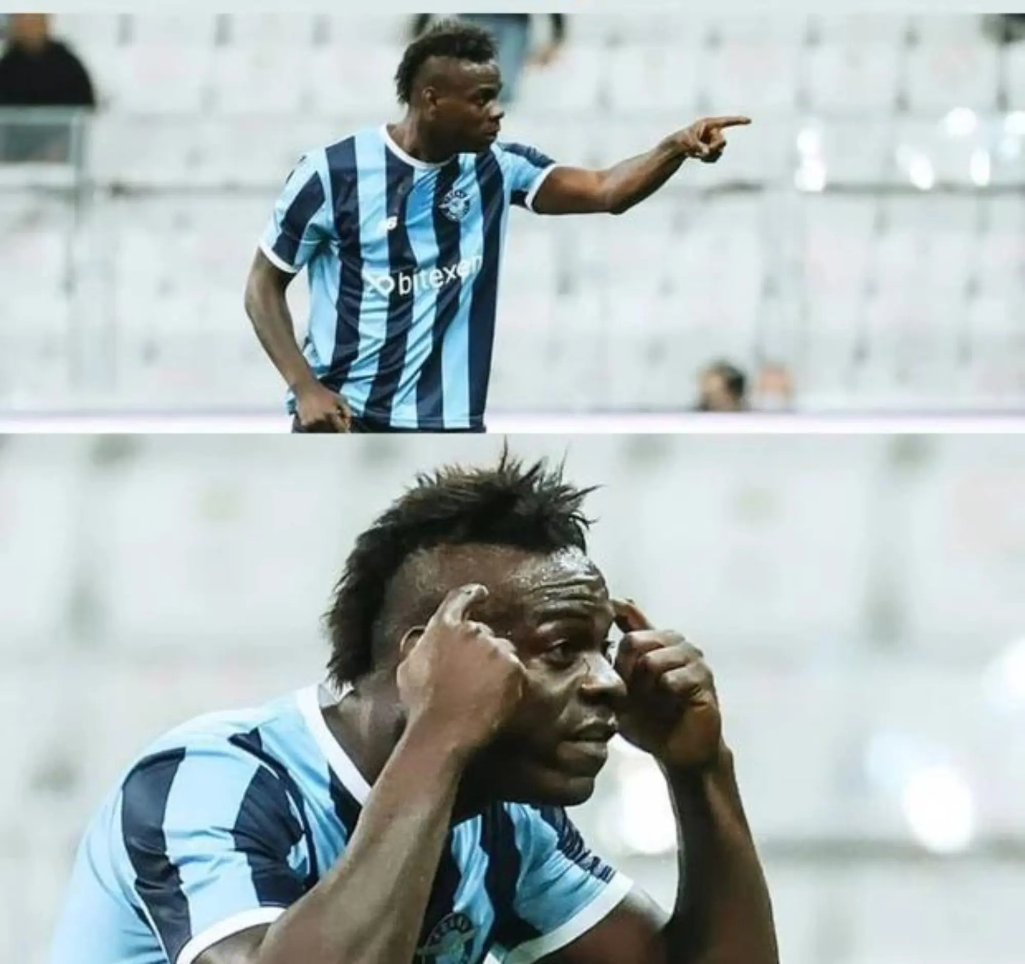 Balotelli presumió su festejo en redes sociales - @mb459
