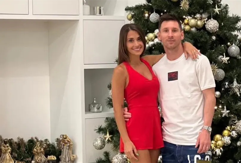 &iquest;Humilde? El enga&ntilde;oso atuendo navide&ntilde;o de Lionel Messi