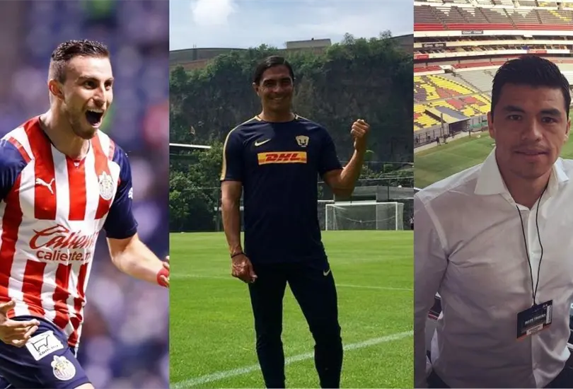 Los futbolistas que han jugado para Chivas, Cruz Azul y Pumas