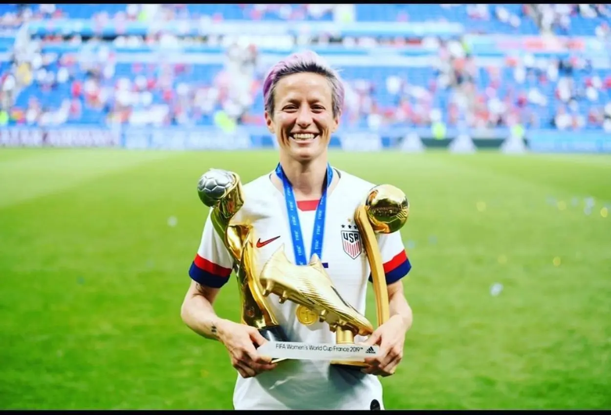 La futbolista ha sido la figura de Estados Unidos en las Copas del Mundo. Foto: Instagram @mrapinoe.
