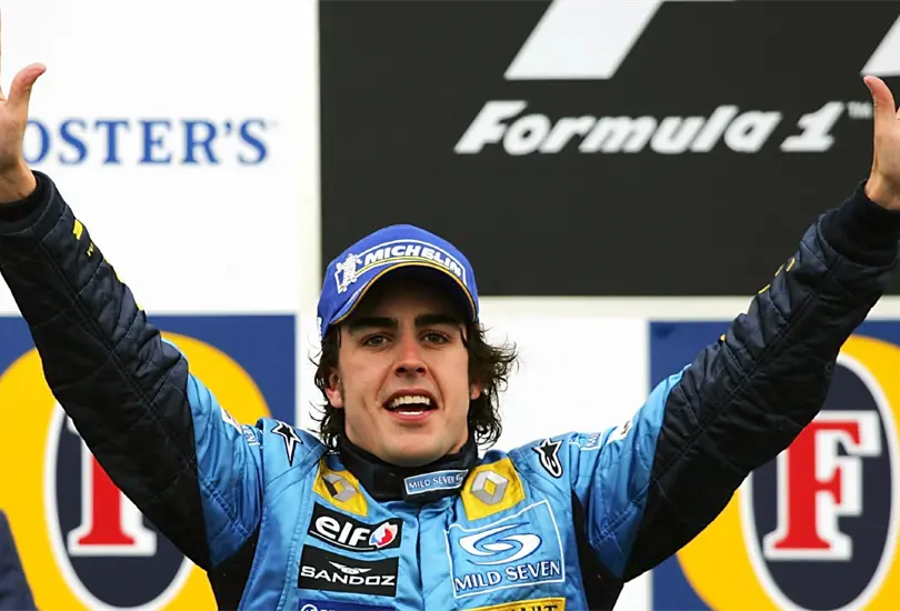 La coronaci&oacute;n de Fernando Alonso y la ca&iacute;da de Schumacher en la temporada 2005 de F1